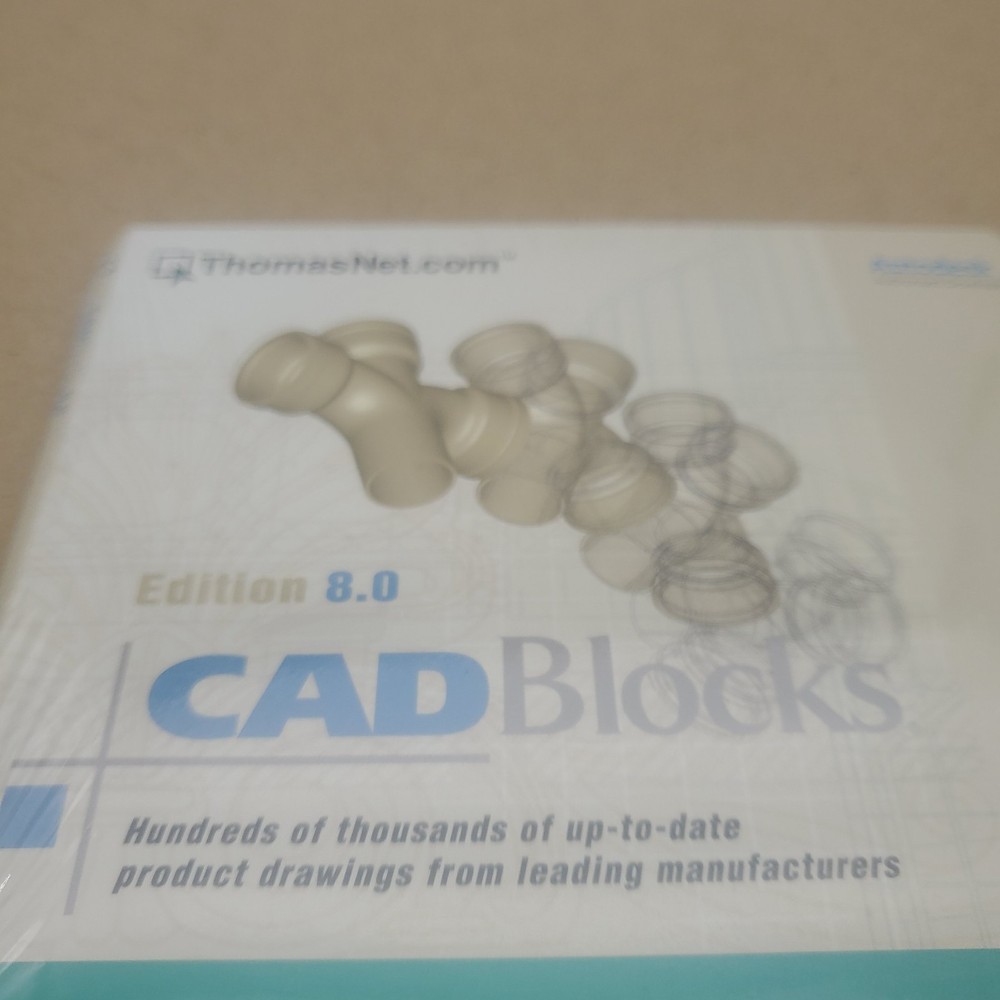 ThomasNet: CadBlocks ~ Edition 8.0 CD-ROM Sealed Brand New