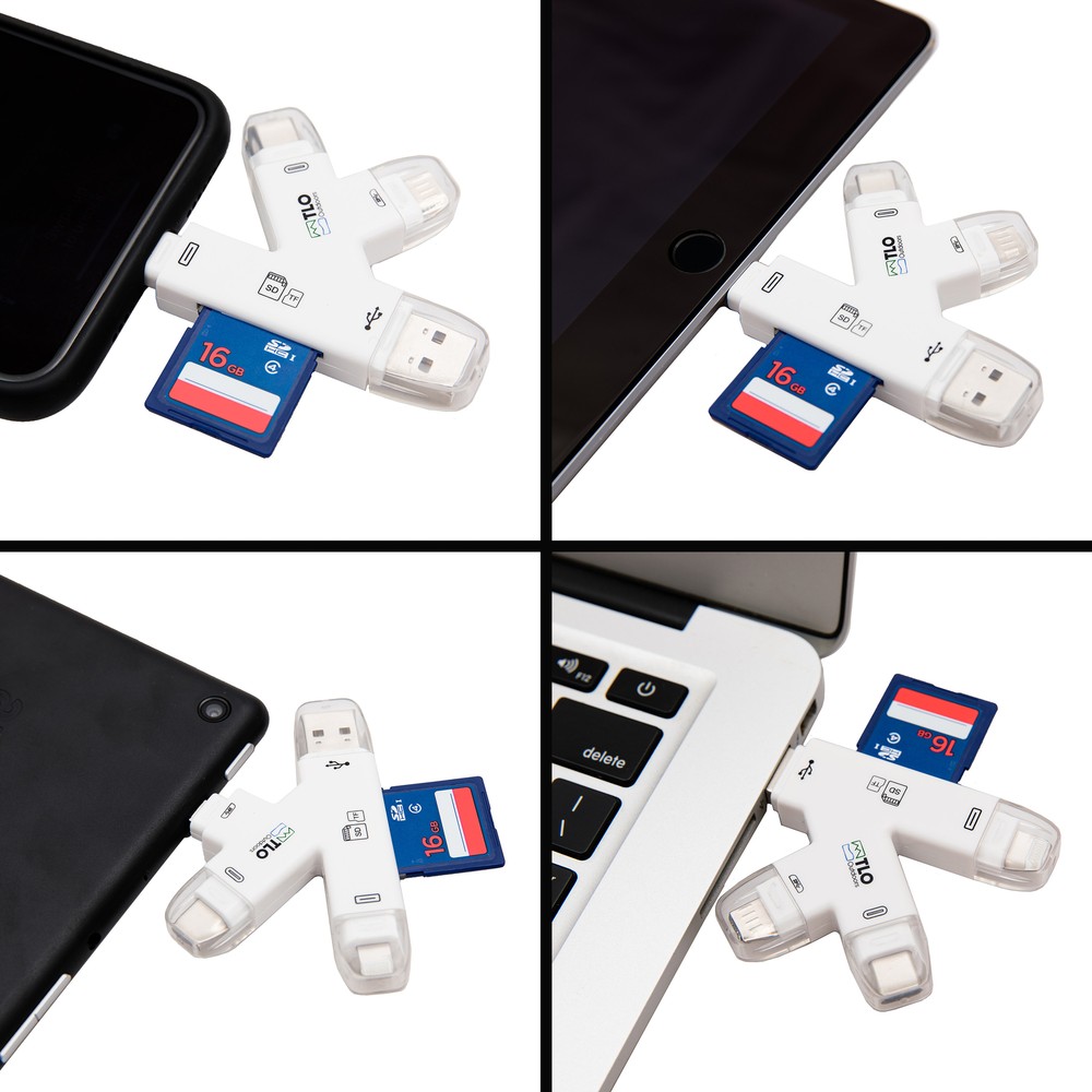 TrophyTracker Trail Camera Memory Card Reader for iPhone/Android, Laptop V3/2020