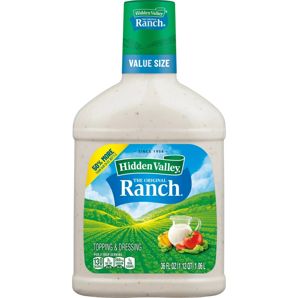 Original ranch salad dressing and topping