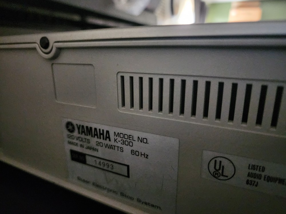 Yamaha K-300 Stereo Cassette Deck