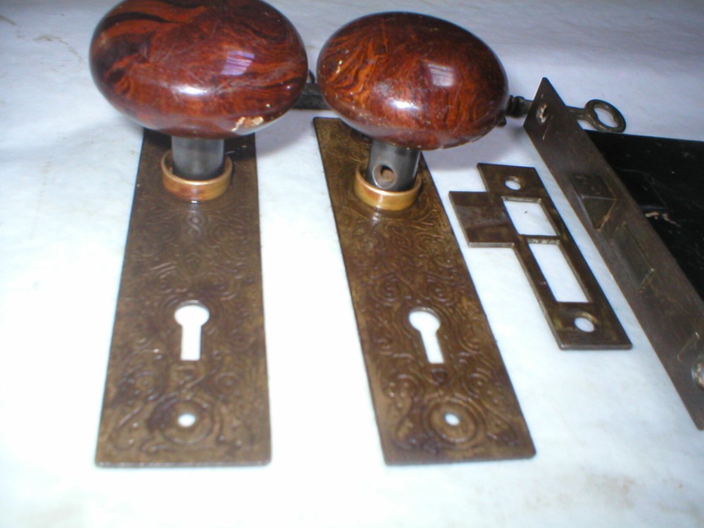 Antique Victorian Era Door Hardware