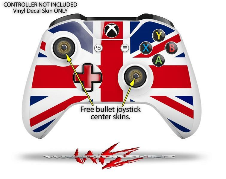 Skin XBOX One S Console Controller Union Jack 02