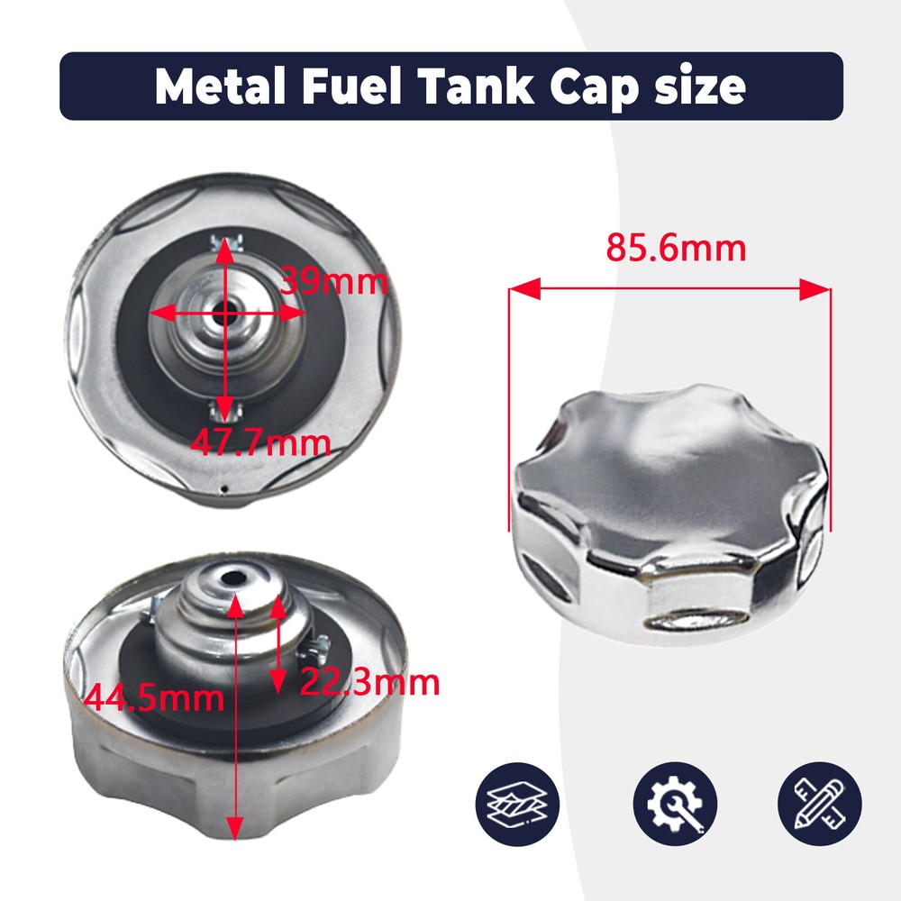Metal Fuel Tank Cap (King Size) for Predator 196cc 212cc engine
