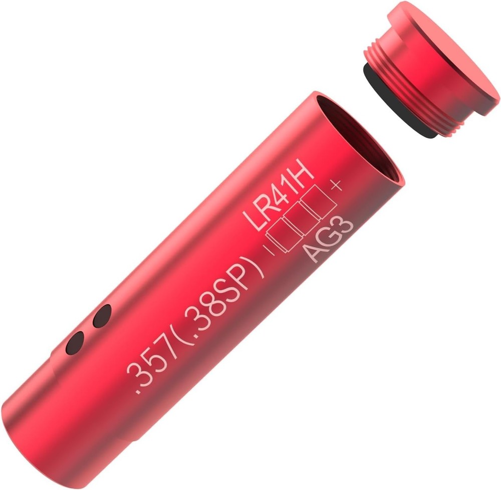 .357 Red Laser Bore Sight w/ 6 Batteries