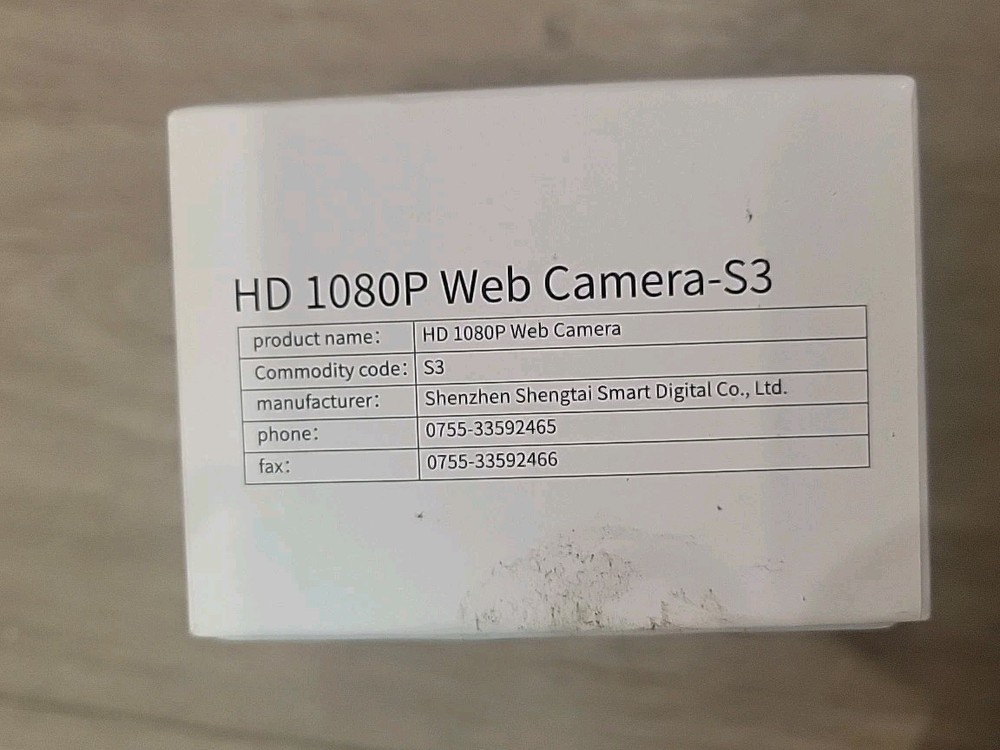 HP 1080P Web Camera-S3