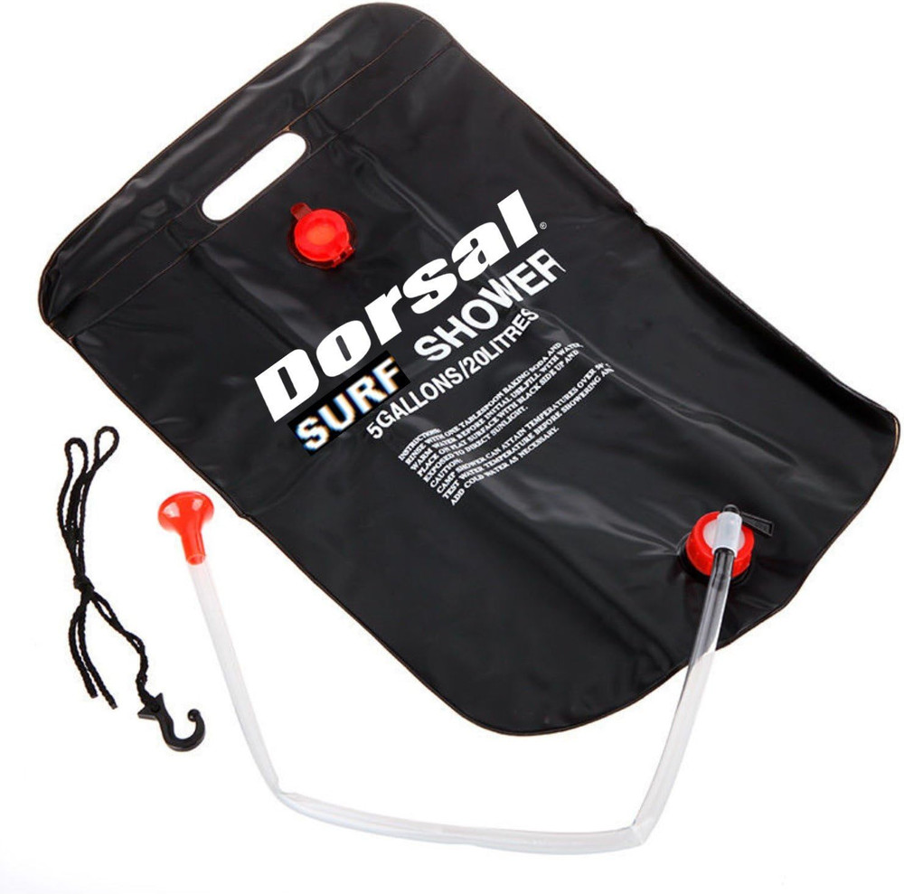 Portable Solar Hot Water Camp Shower 5 Gallon