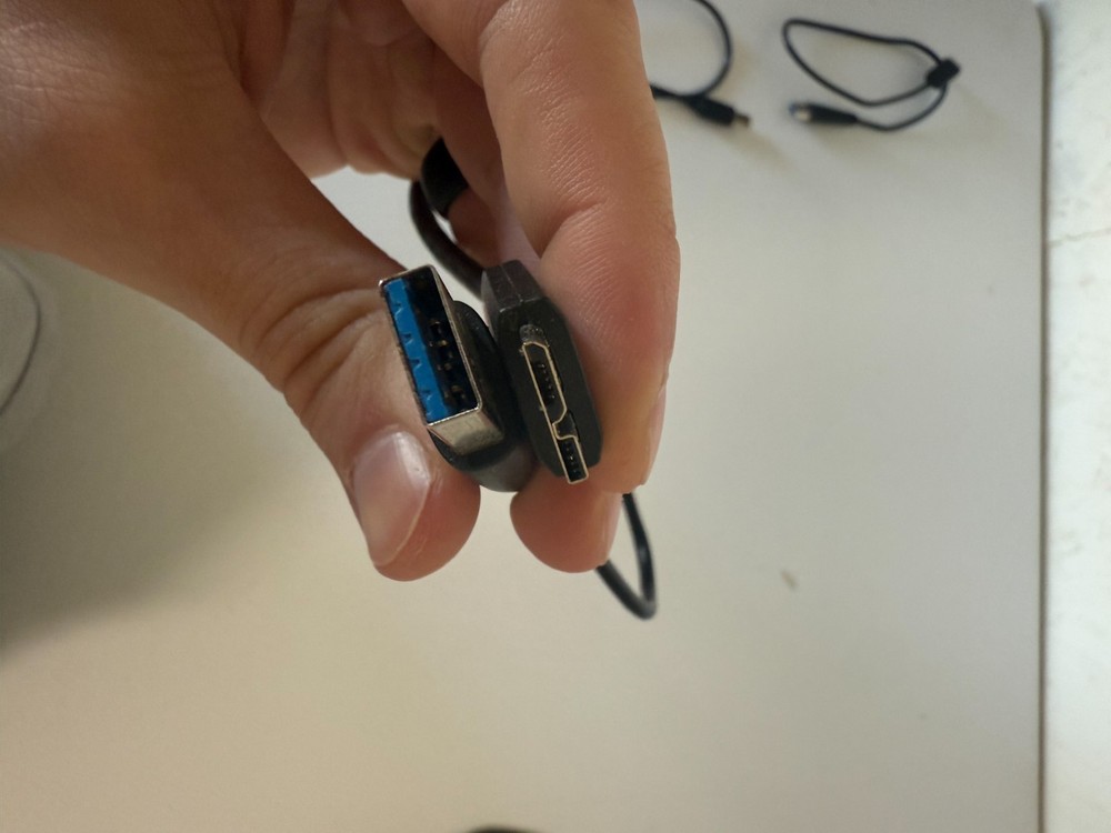 Micro USB 3.0 Cable 1 ft, Type A Male to B, for External Hard...