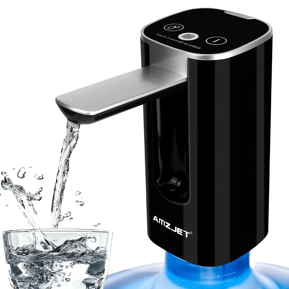 Water Dispenser for 5 Gallon Bottle with Digital Display, 4 Dispense Modes, P...