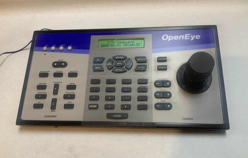 OpenEye CA-501J Optix PT2 Joystick Keyboard PTZ Dome Camera Controller