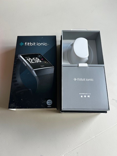 Fitbit Ionic Empty Box With Small Band (Gray)—no Watch Is Included