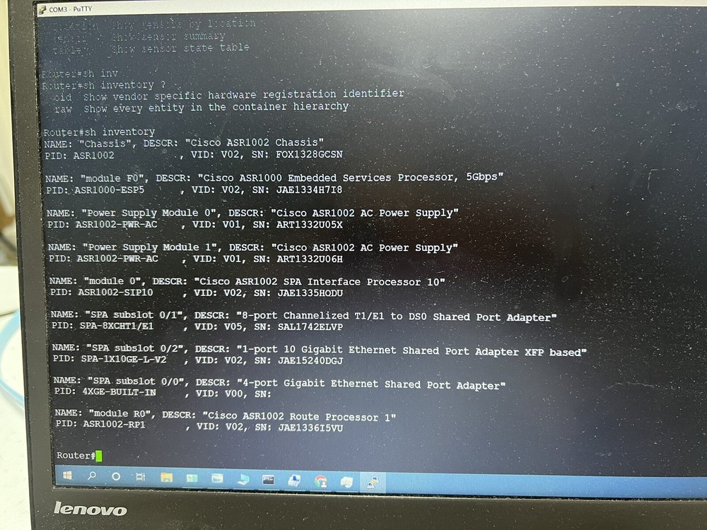 Cisco ASR1002 Dual AC Router With Esp 5 Module