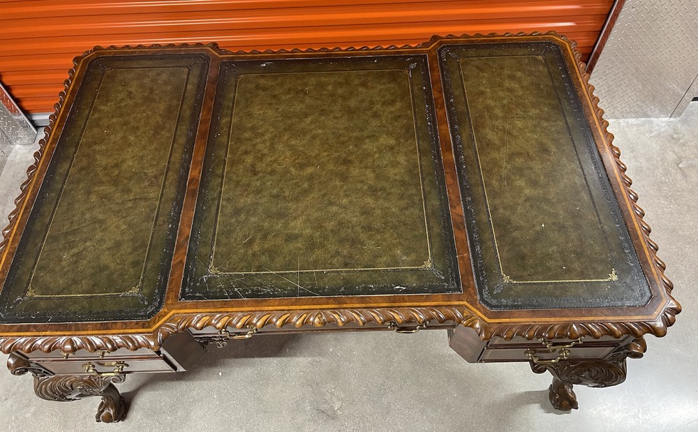 Maitland Smith Leather Top Desk - Read Description