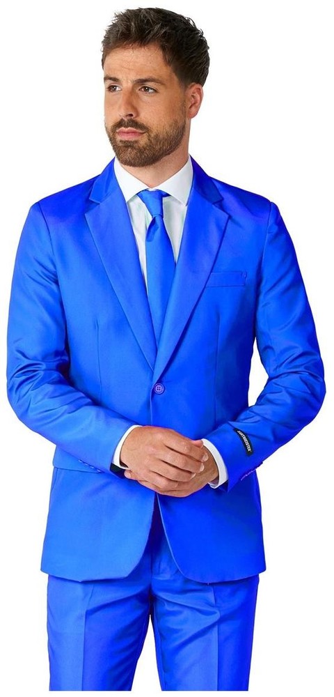 Suitmeister Men's Suits Solid Blue - Opposuits