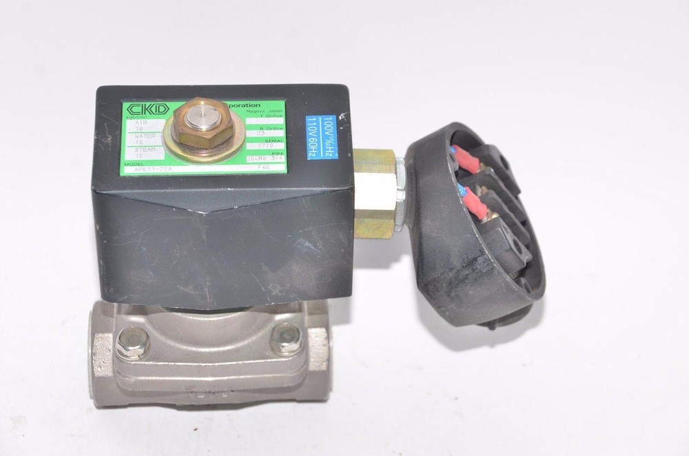 Valve CKD  APK11-20A Solenoid 24VDC Diaphragm 3/4FPT