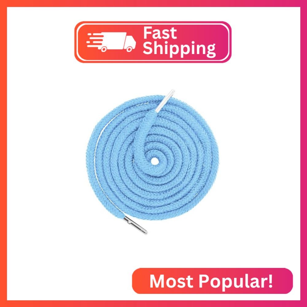 Mandala Crafts Light Blue Drawstring Replacement Draw Cord for Sweatpants Waist