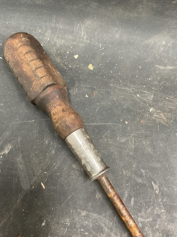 Vintage Mac Tools Phillips Head Screwdriver Wood Handle