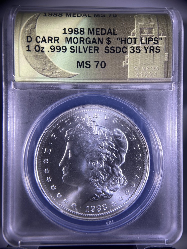 1988 Dan Carr Morgan Hot Lips  MS70