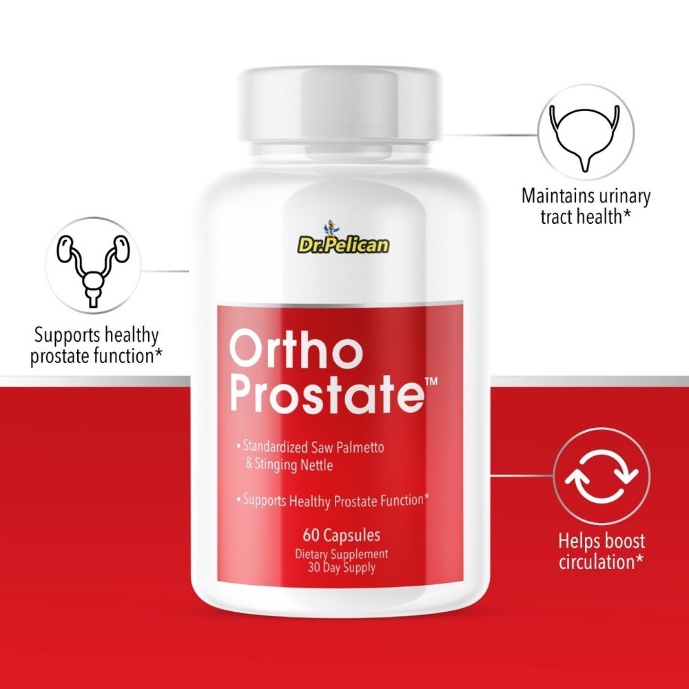 Ortho Prostate- Prostate Support- 2 Bottles- 120 Capsules