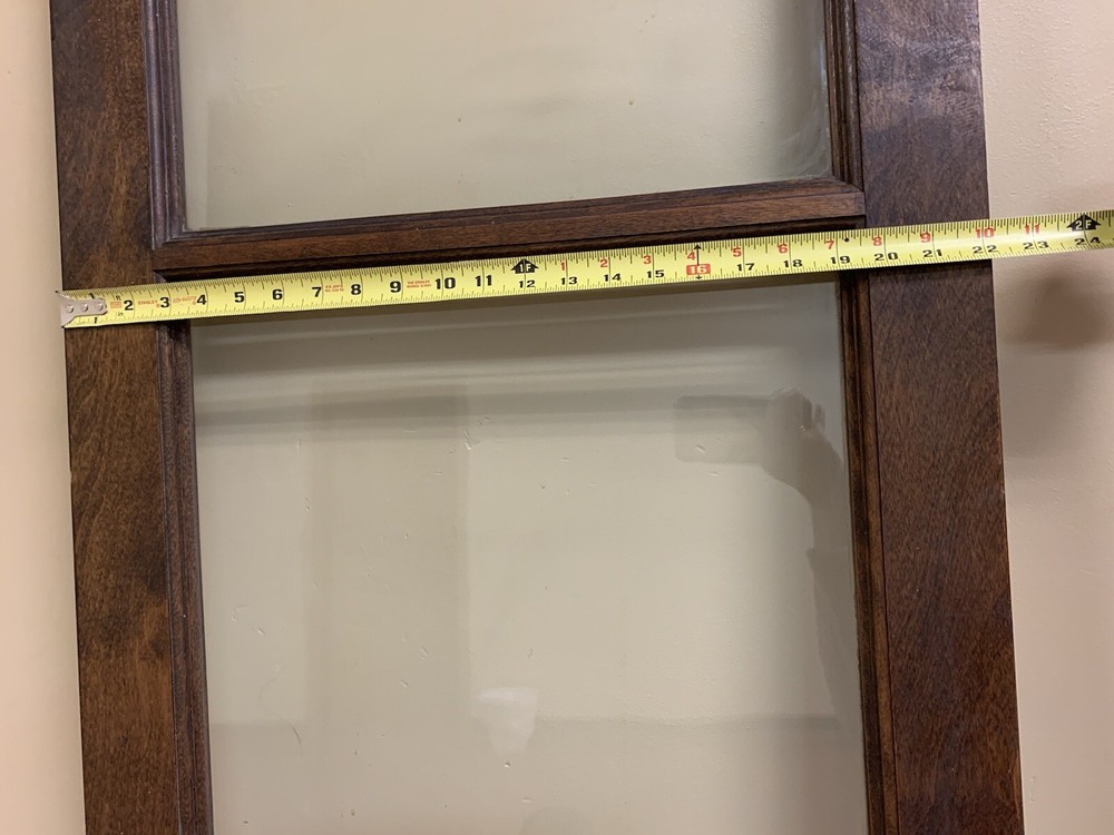 Antique Victorian Window Panel With Glass