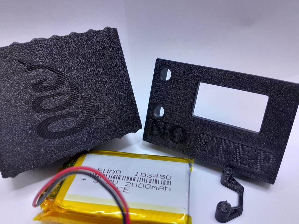 Meshtastic Meshcore Node Case  heltec v3, case and battery only. BLACK