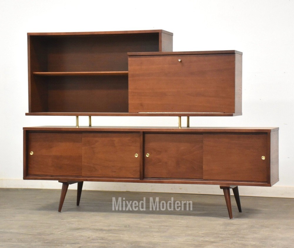 Refinished Walnut Sideboard Credenza