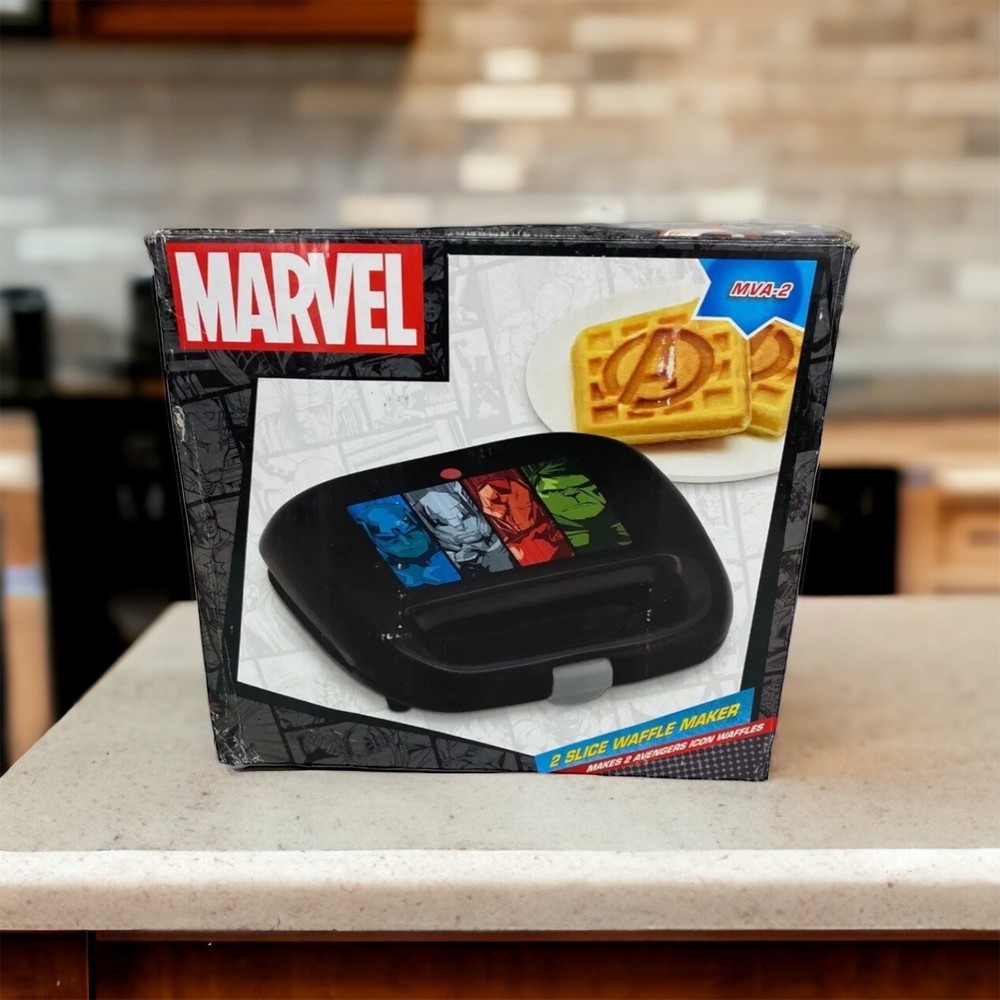 Marvel Avengers Waffle Maker MVA-2 Kitchen Appliance