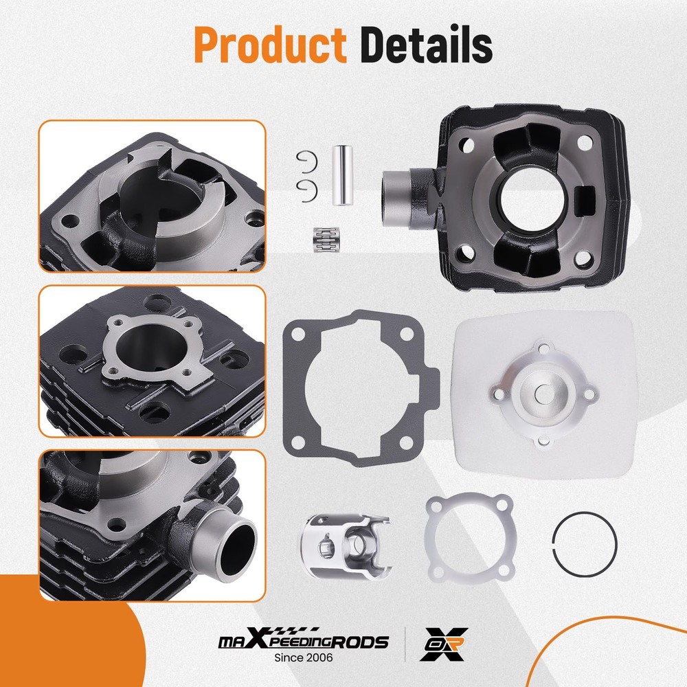 Cylinder Head Piston Kit for 50 SX Air Cool Engine