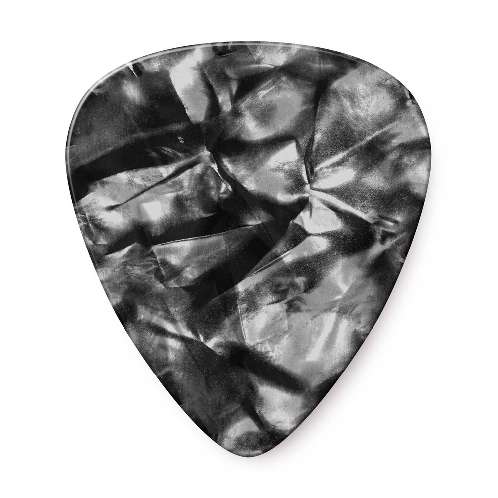 Dunlop Guitar Picks 24 Pack Celluloid Black Pearl Thin