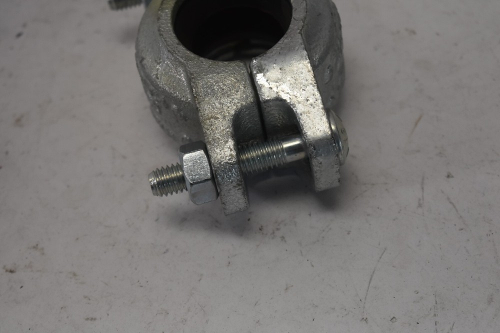 SPF C4 1-1/4" Rigid Coupling Galvanized Silver Tool 42.4mm OD