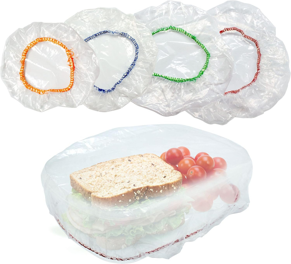 Culinary Elements Reusable Bowl Covers, 12 (Twelve)-Count, 4 Different Sizes