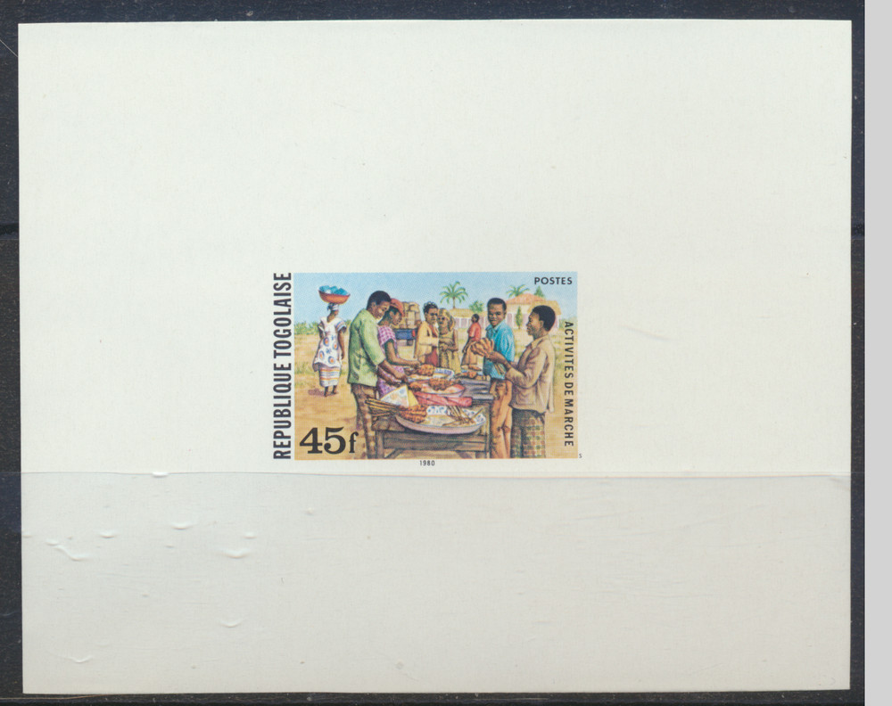 Togo Stamp Scott #1087A, Mint Never Hinged, Proof Sheet Imperforate