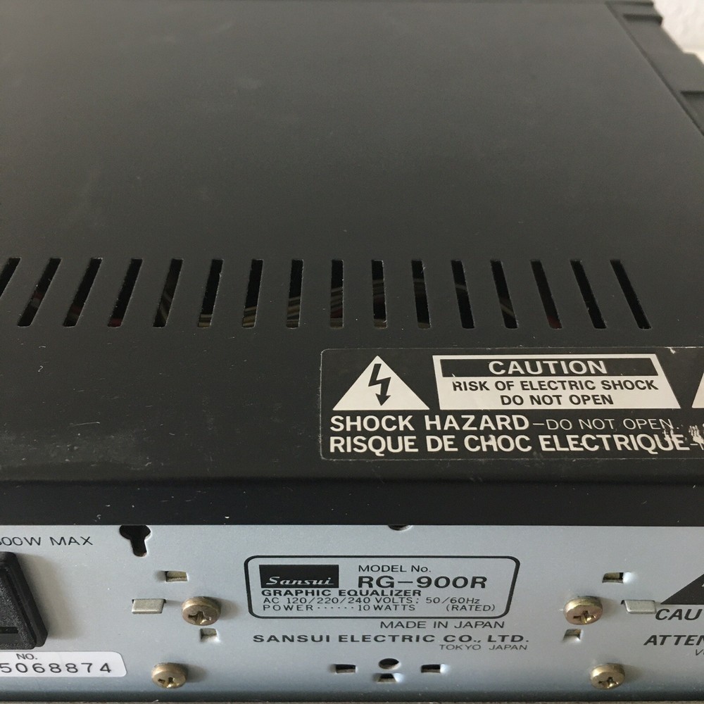 Sansui RG-900R Remote Compu-Equalizer - No Remote