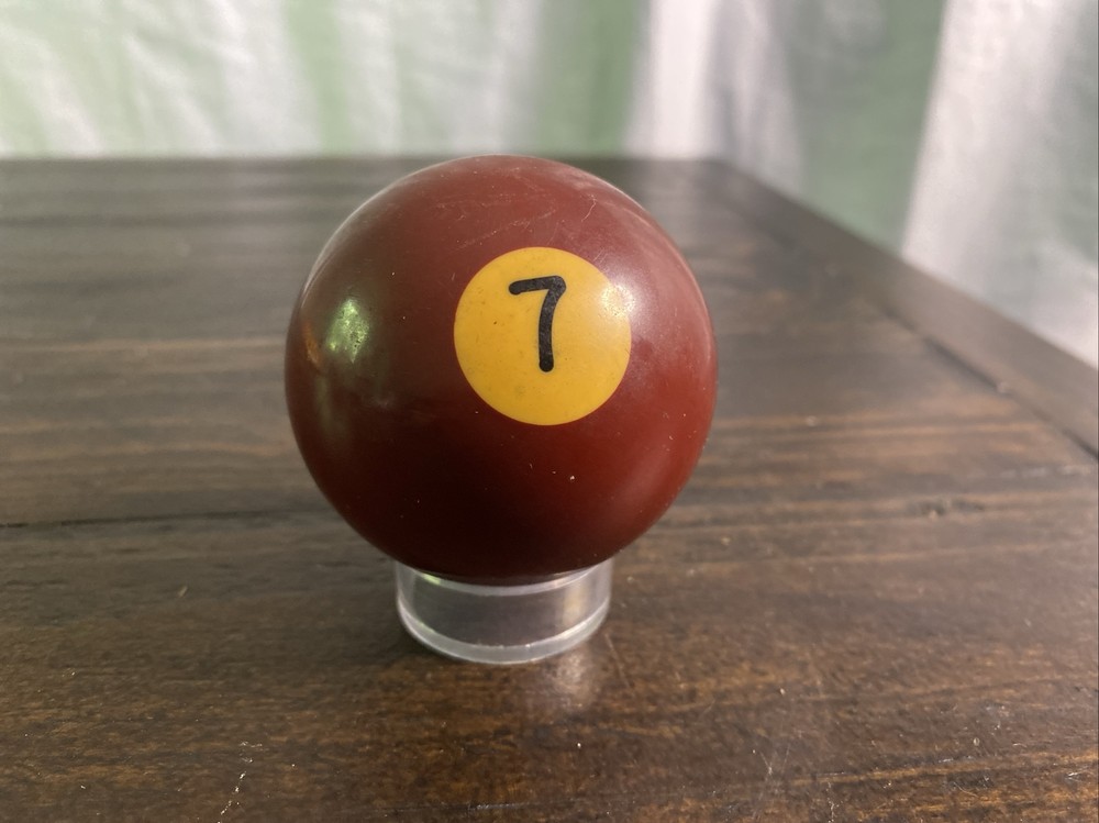 Vintage pool billiards REPLACEMENT BALL number 7