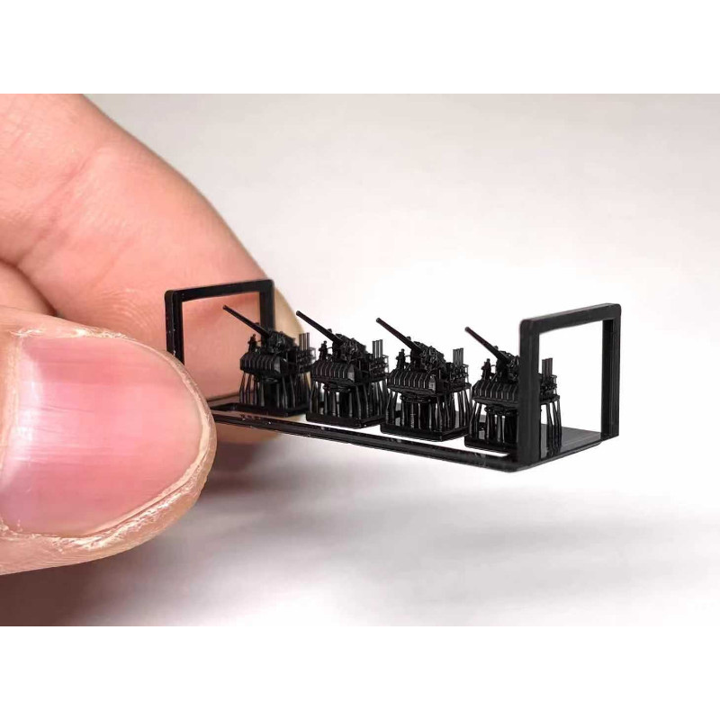 BUNKER USN 5 /38 Single Gun 3D Print Set（model kit）WS70019