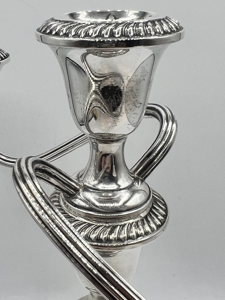 Vintage Gorham Sterling Silver three light candleabra