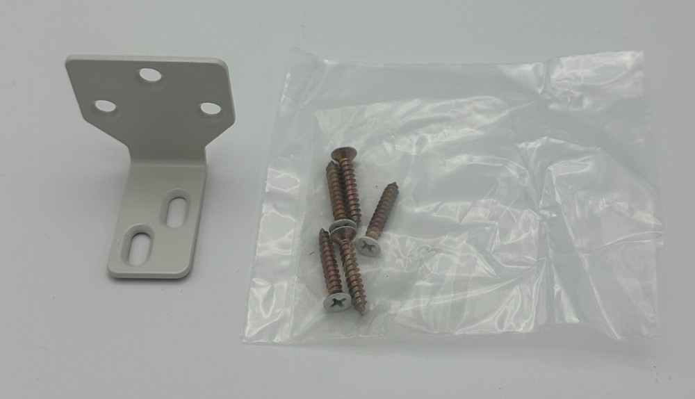 Andersen White Stationary Panel Bracket For Sliding Patio Doors #2573549