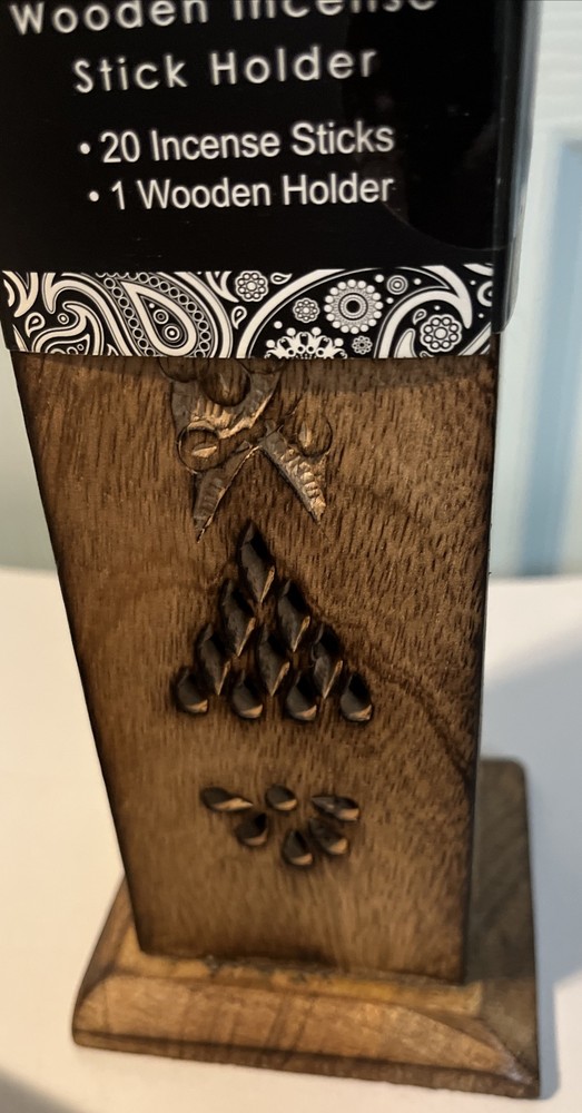 2 Elegant Expressions Incense Holders Both With Incense Sticks