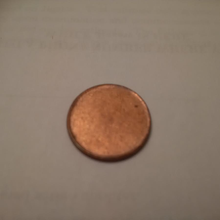 Canadian Blank 1 Cent  Error