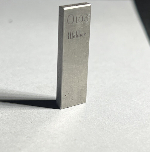 .103 Starrett-Webber Gage Block Used