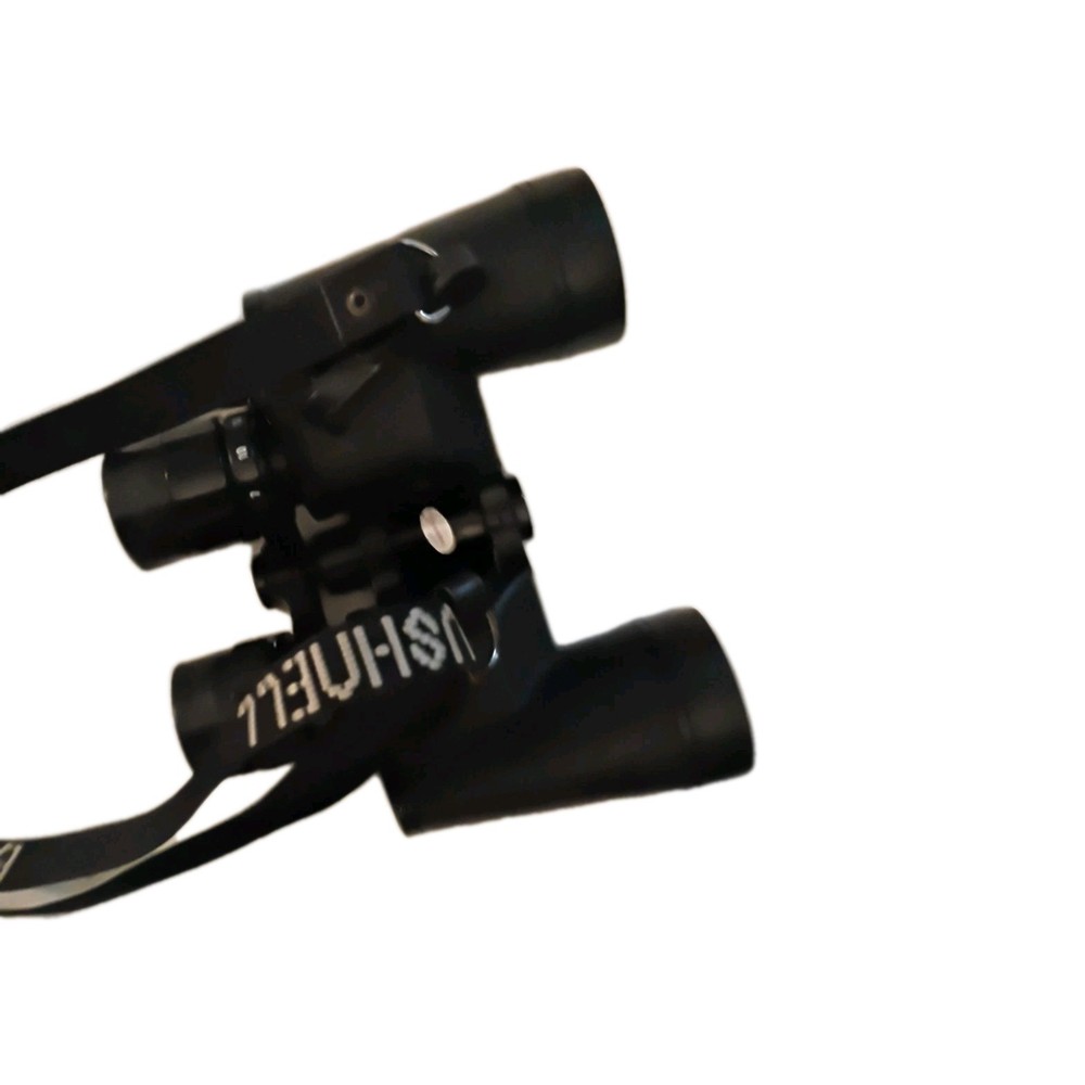 Vtg Bushnell InstaFocus 10x50 Wide Angle Binoculars & Strap, Mint A+