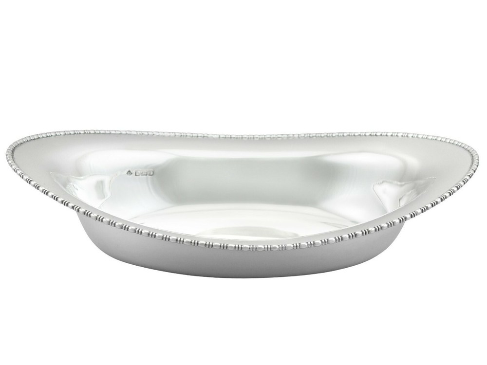 Sterling Silver Bread Dishes - Antique George V (1916)