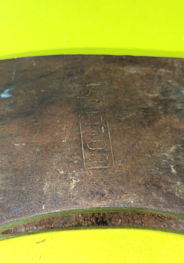 VINTAGE AX COLLINS COMMANDER DOUBLE SIDED BIT PHANTOM BEVELS AX HEAD