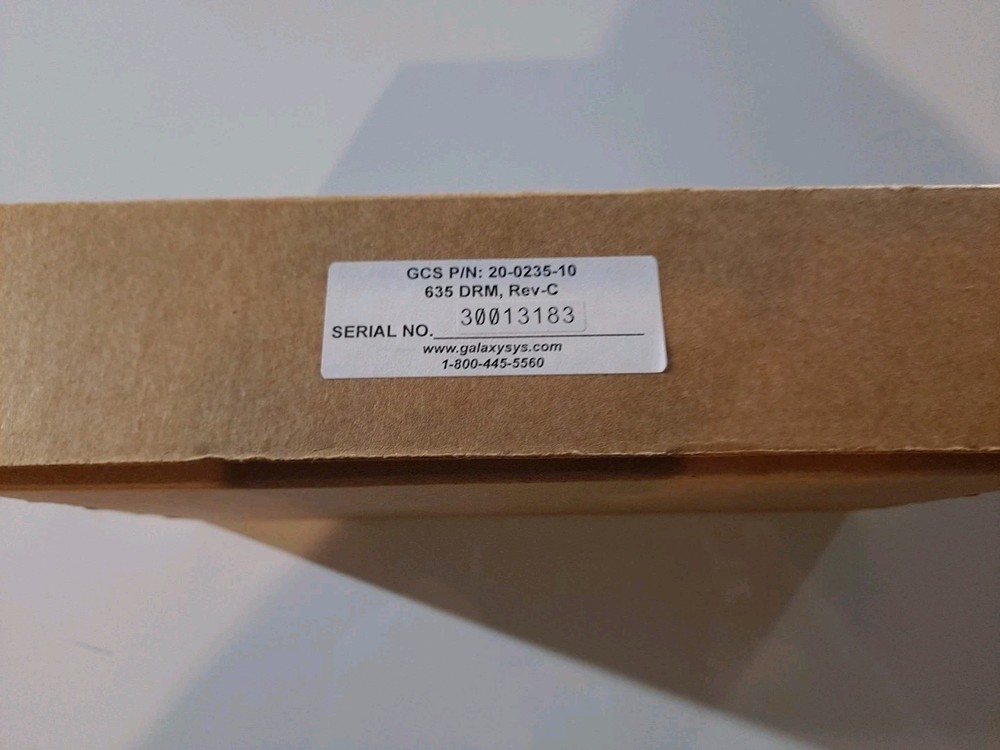 Galaxy Gcs Pin 20-0235-10 635 DRM (Dual Reader Module) Board.
