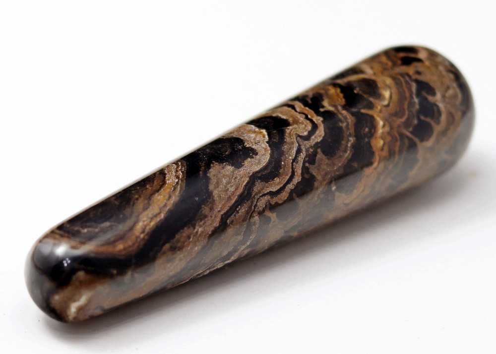 Polished Stromatolite Massage Wand (MSC610)