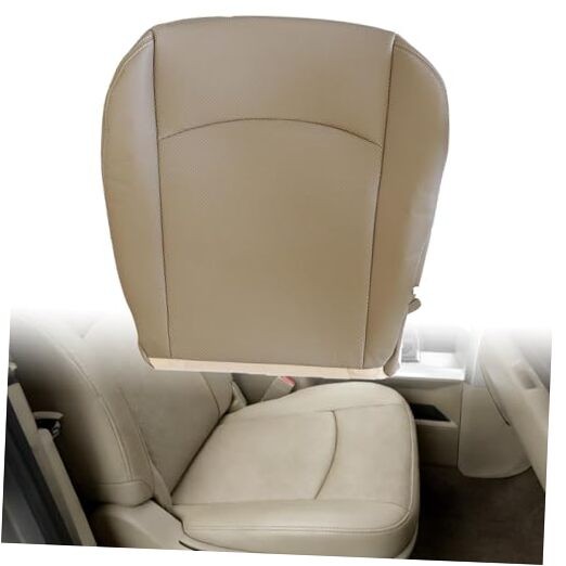 Priprilod Lower Perforated Leather Driver Side Bottom Replacement Seat Cover