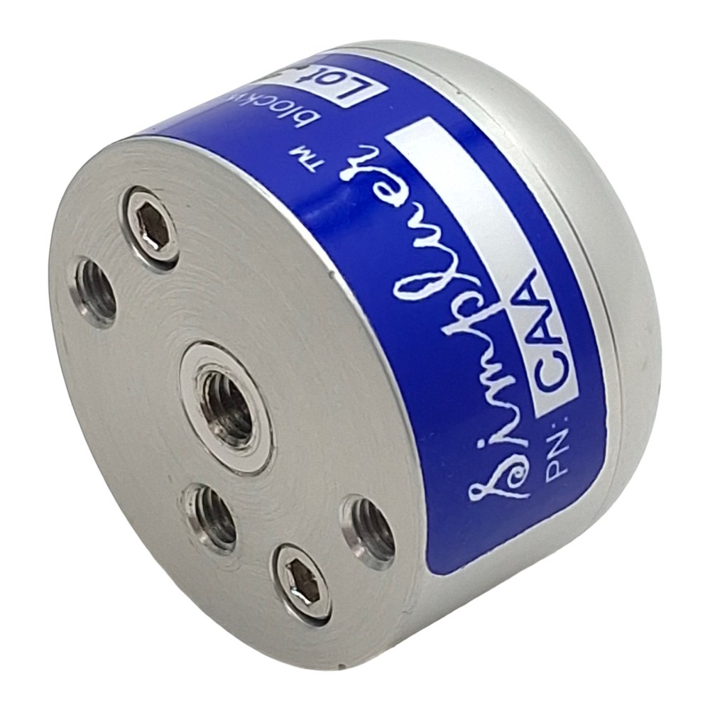 Blockwise CAA Simpluer Panel-Mount Luer Fitting Quick Connector, #10-32, 80psi