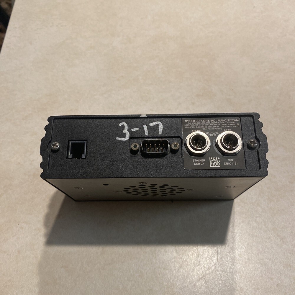 Applied Concepts Stalker DSR 2X Radar Unit Only GOOD WORKING!