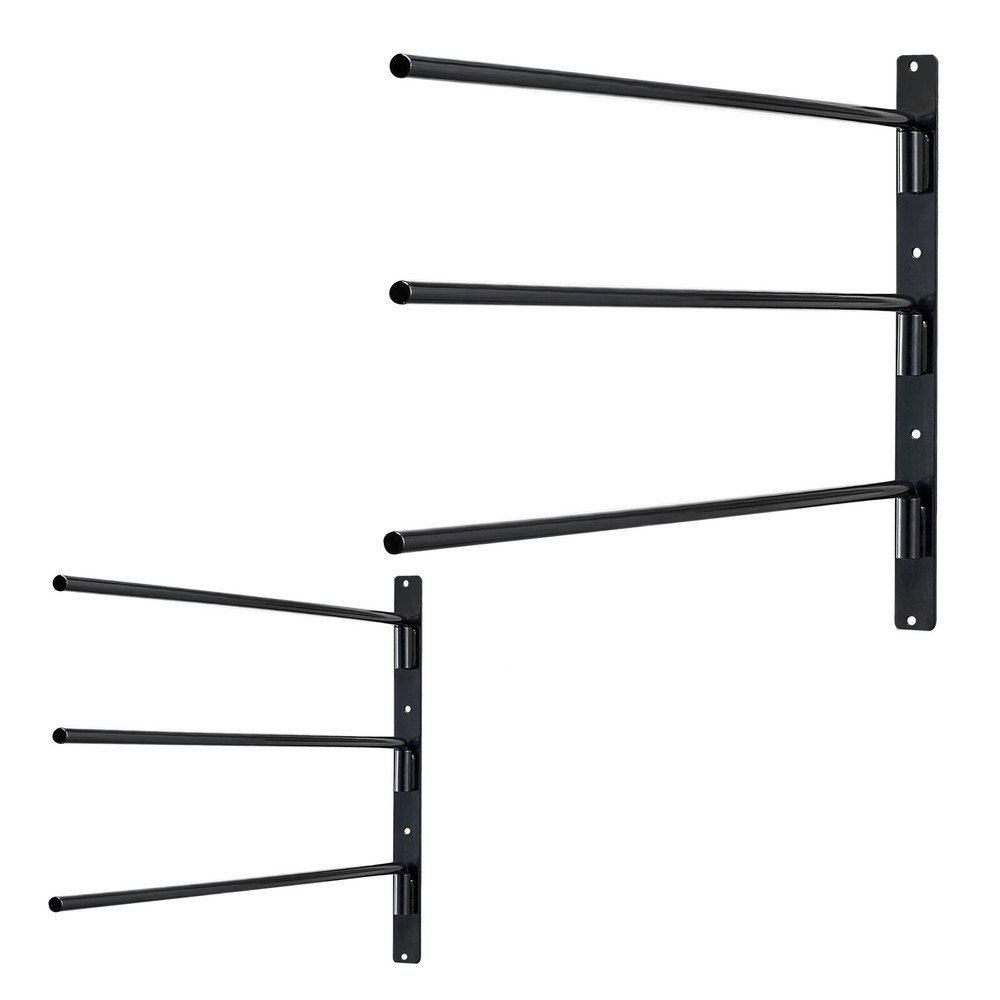 Wall Mounted Saddle Rack Three Tiers Swing Out Saddle Pad Holder