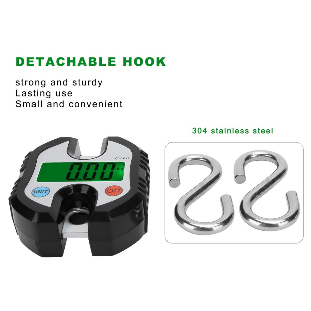150KG Crane Scale LCD Digital Electronic Hook Hanging Weight For Heavy Objects