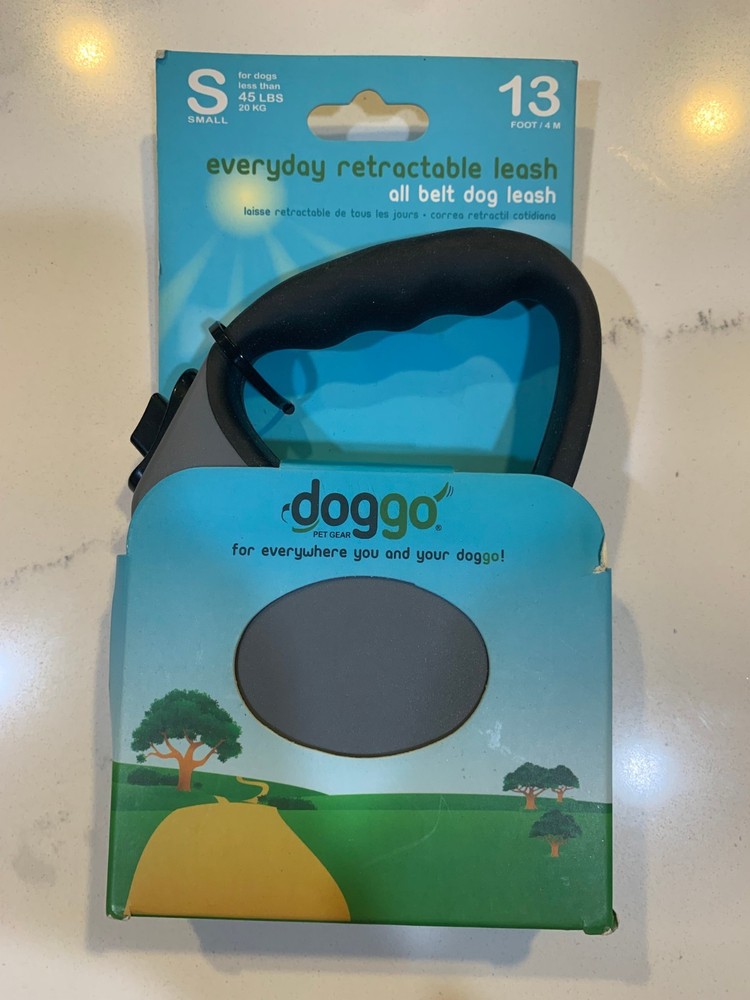 Doggo Small 13ft Dog Leash Grey
